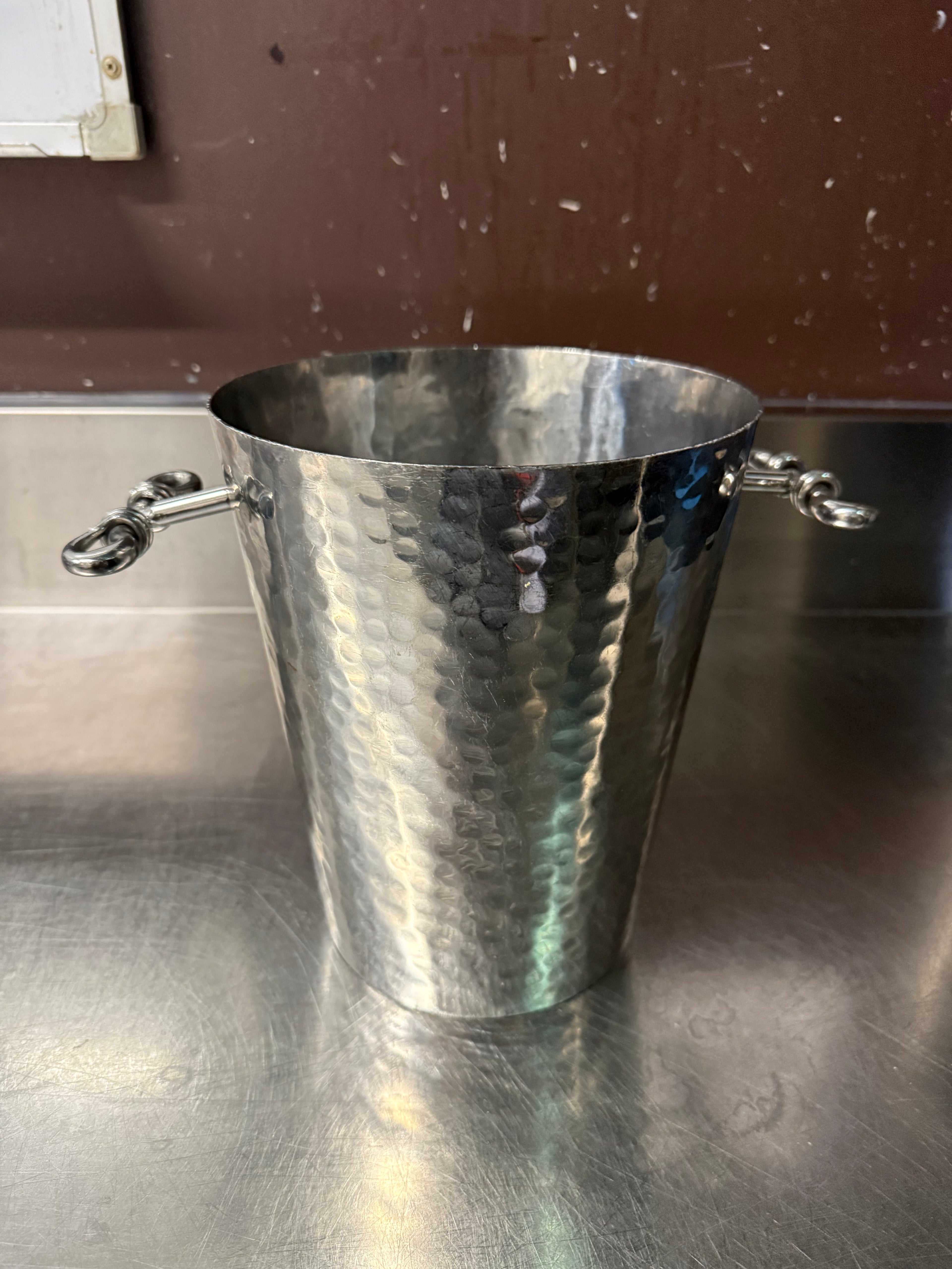 Hand-Beaten Stainless Steel Champagne Buckets